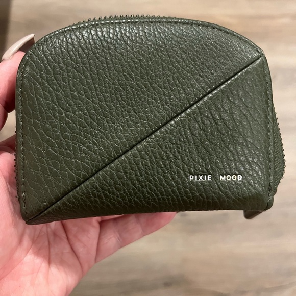 Pixie Mood Olive Green Card Holder/Wallet - Picture 1 of 2